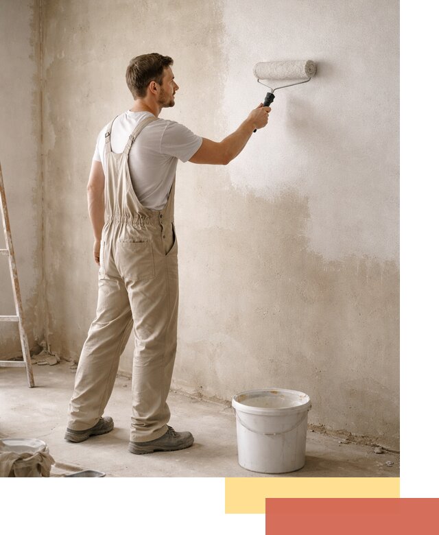 Грунтовка стен под отделку в Барабинске профессиональным раствором