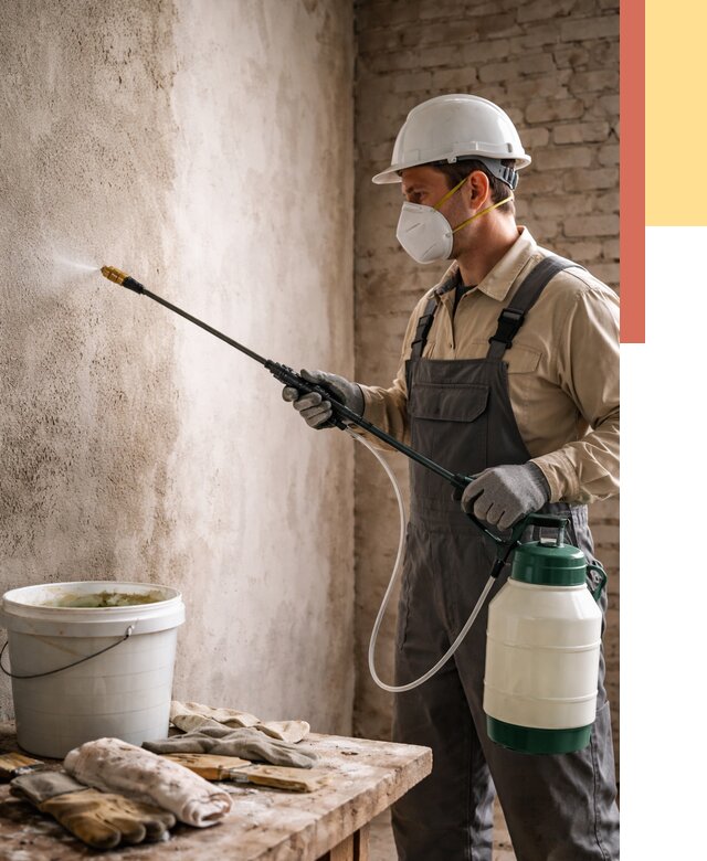 Антисептическая обработка стен в Барабинске от 1219 руб. — быстро и недорого | ОТДЕЛОЧНИК-Ббн