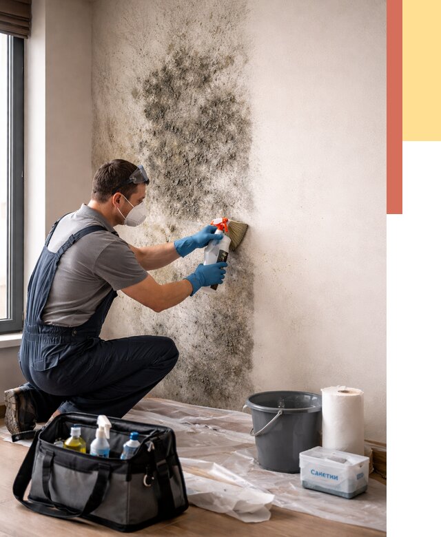 Удаление плесени со стен в Барабинске от 2184 руб. — быстро и недорого | ОТДЕЛОЧНИК-Ббн