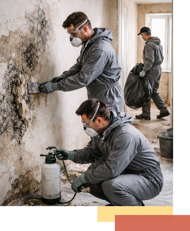 Удаление плесени со стен профессионально в Барабинске