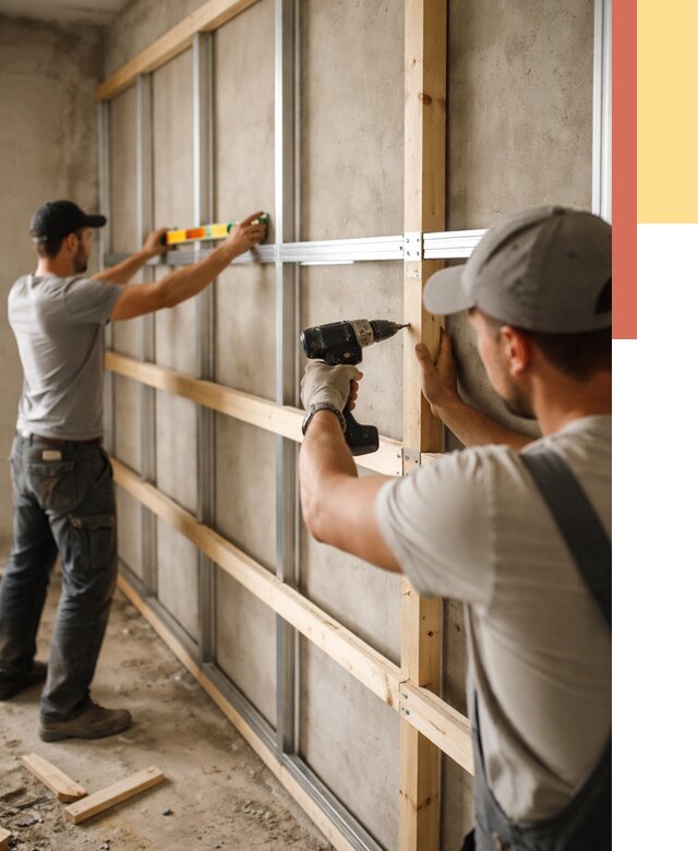 Устройство обрешетки под панели в Барабинске от 2133 руб. — монтаж под ключ | ОТДЕЛОЧНИК-Ббн