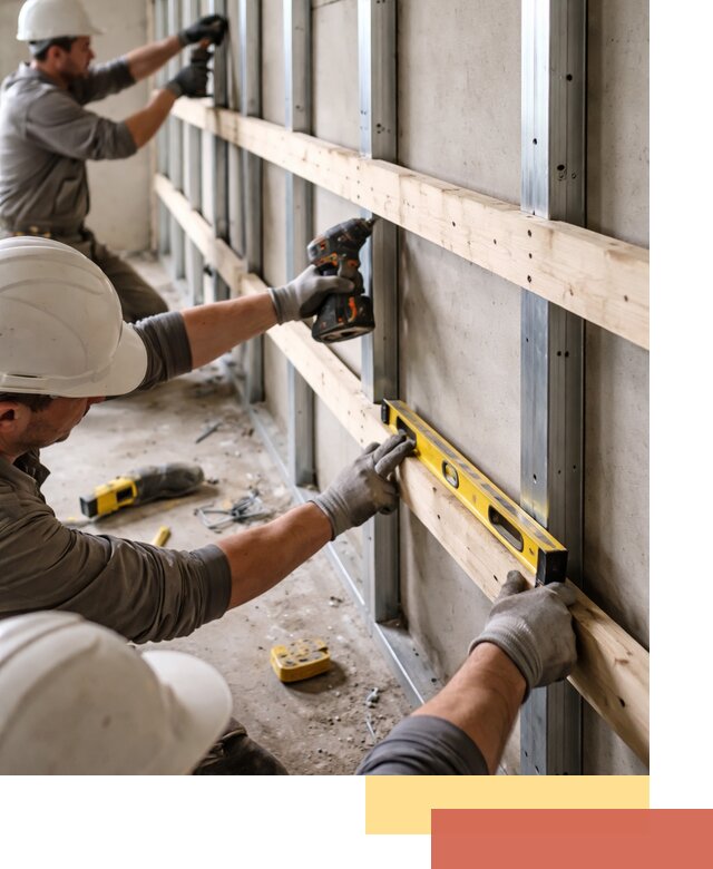 Устройство обрешетки под панели в Барабинске