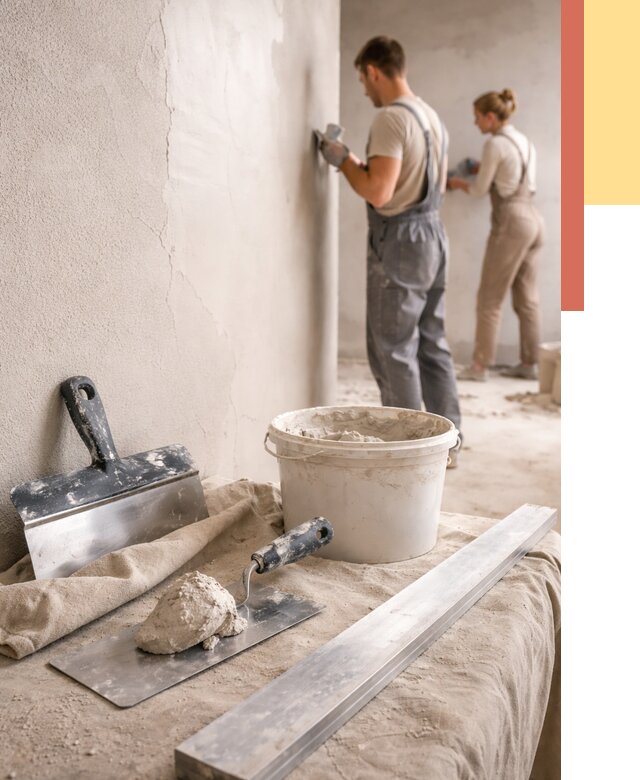 Штукатурка стен гипсовая в Барабинске от 4571 руб/м2 — быстро и недорого | ОТДЕЛОЧНИК-Ббн