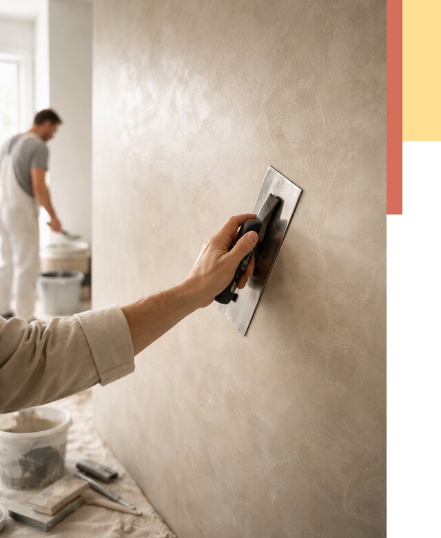 Венецианская штукатурка в Барабинске от 3555 руб/м² — нанесение стен под ключ | ОТДЕЛОЧНИК-Ббн