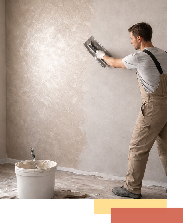 Декоративная штукатурка «Мокрый шелк» под ключ в Барабинске