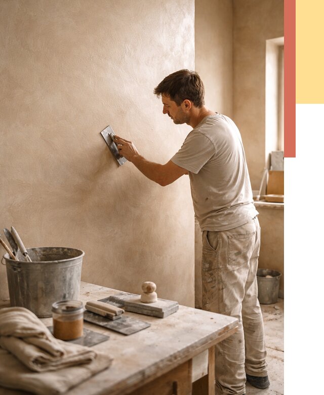 Марокканская штукатурка таделакт в Барабинске под ключ от 4266 руб. | ОТДЕЛОЧНИК-Ббн