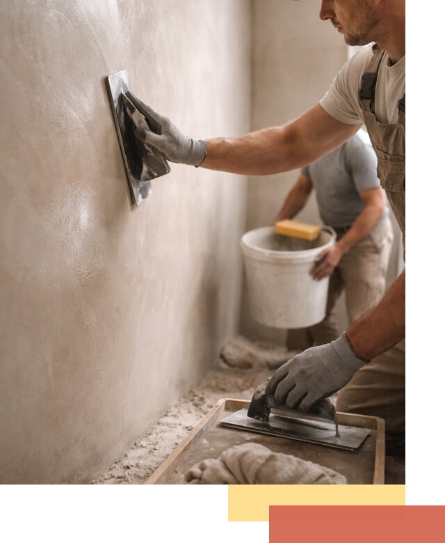 Нанесение марокканской штукатурки таделакт в Барабинске