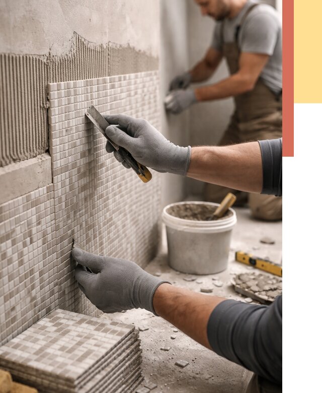 Облицовка стен мозаикой в Барабинске от 3250 руб/м2 — укладка мозаики на стены | ОТДЕЛОЧНИК-Ббн