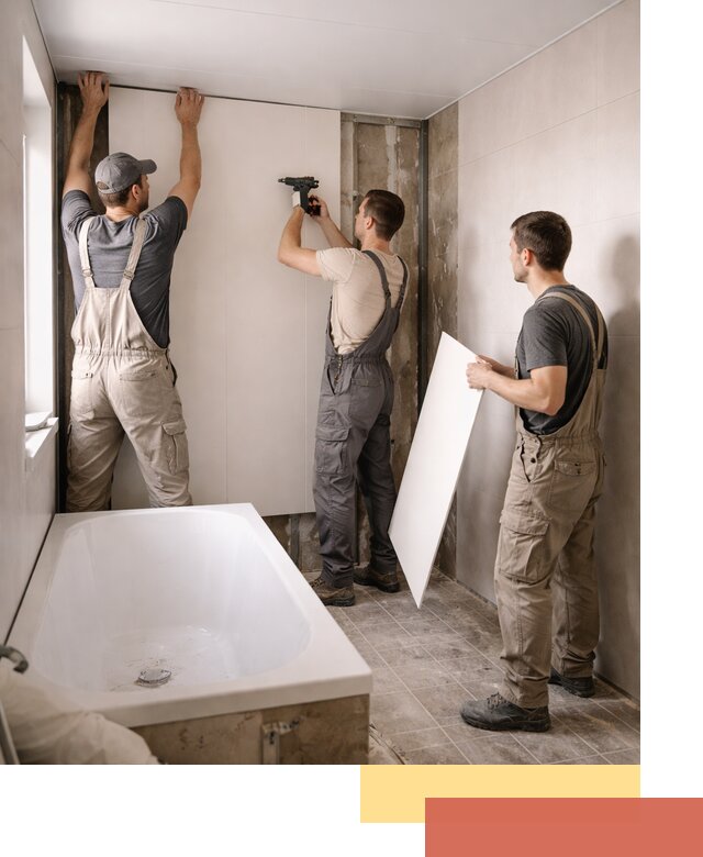 Отделка ванной панели ПВХ профессионально в Барабинске