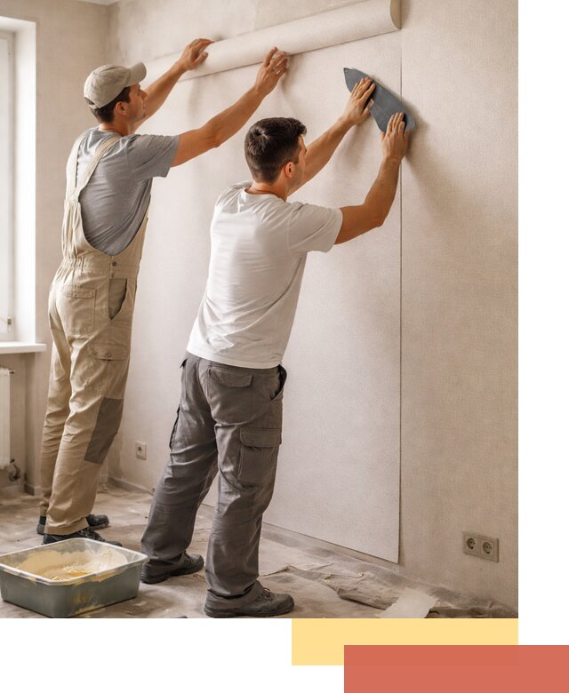 Поклейка виниловых обоев в Барабинске профессионально и качественно