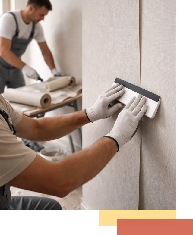 Поклейка обоев под покраску в Барабинске профессионально и быстро