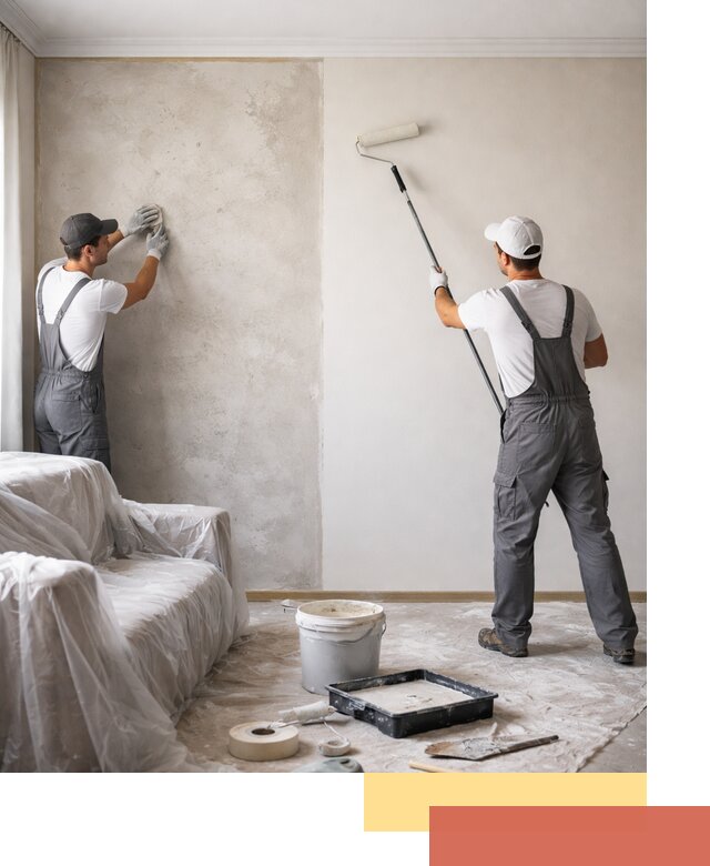 Покраска стен антивандальной краской в Барабинске