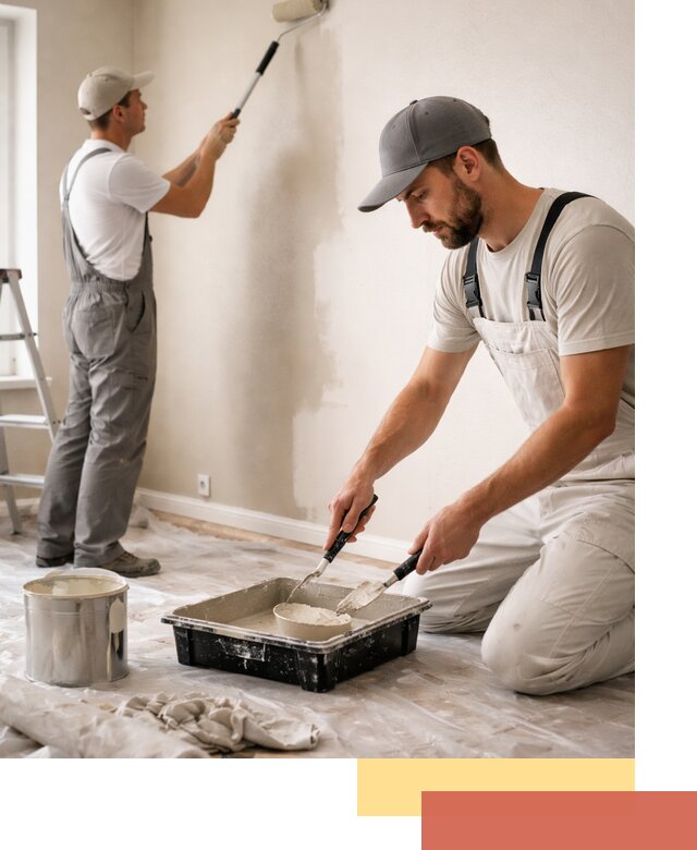 Покраска стен в квартире в Барабинске — профессионально и аккуратно