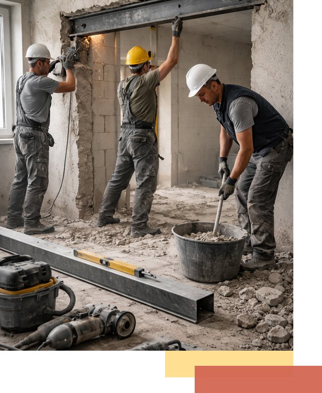 Создание проемов в стенах и несущих конструкциях в Барабинске