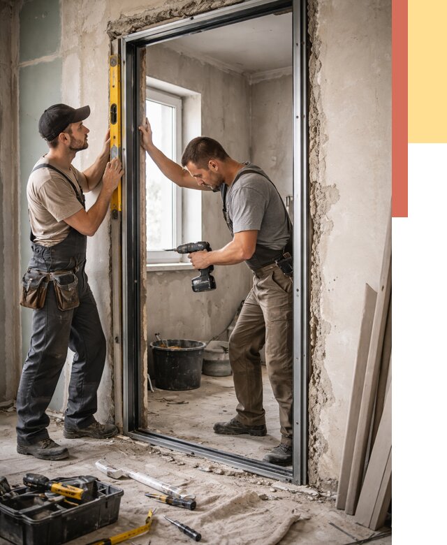 Закладка дверного проема в Барабинске от 3555 руб. — быстро и недорого | ОТДЕЛОЧНИК-Ббн