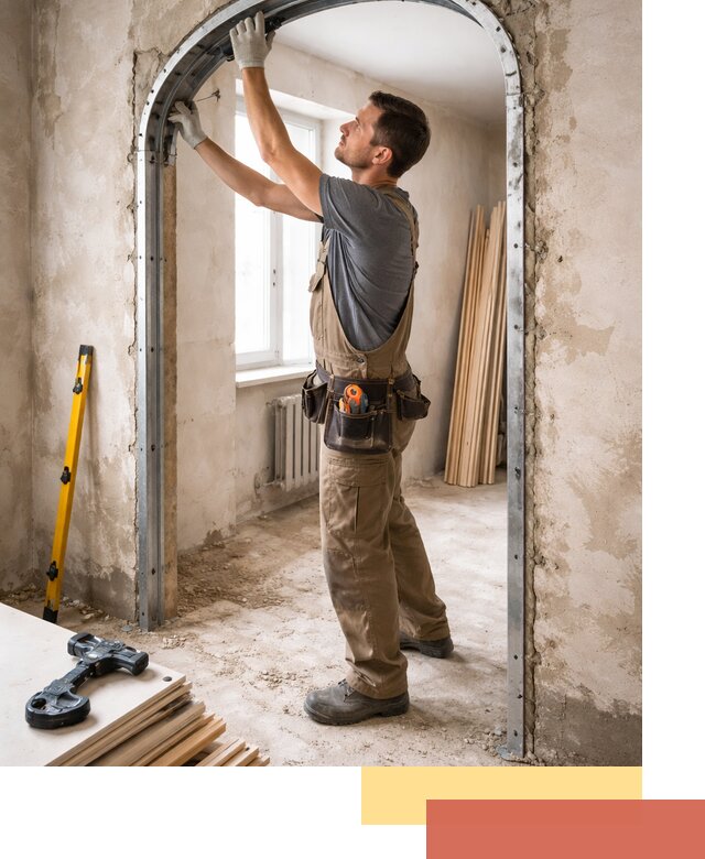 Устройство арочного проема в Барабинске под ключ