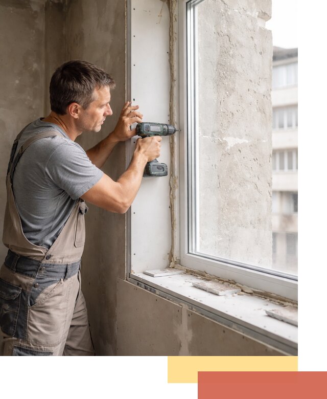 Монтаж гипсокартонных откосов в Барабинске под ключ