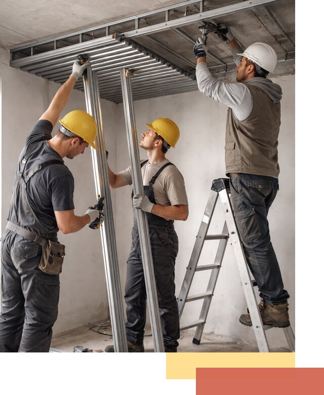 Монтаж реечного потолка под ключ в Барабинске