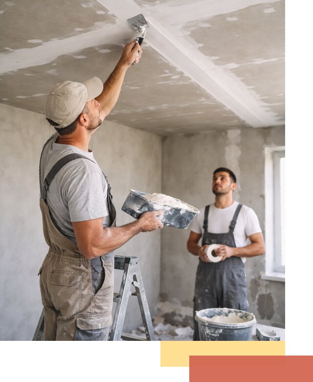 Обработка швов потолка ГКЛ в Барабинске: качественная заделка и шпатлевка