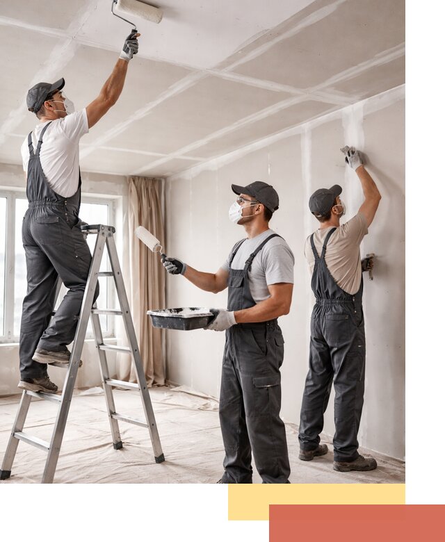 Покраска потолка из гипсокартона в Барабинске качественно и недорого