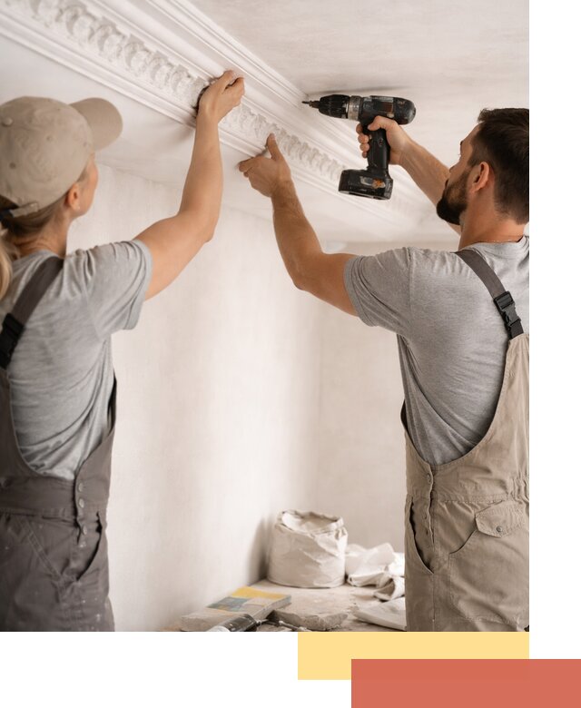 Профессиональный монтаж лепнины на потолок в Барабинске