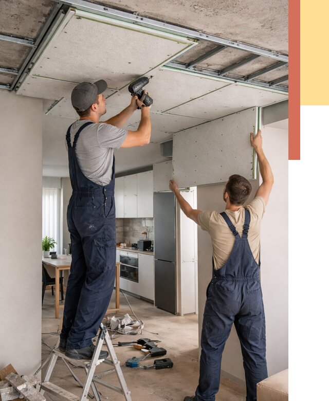 Шумоизоляция потолка панелями зипс в Барабинске от 1879 руб. под ключ | ОТДЕЛОЧНИК-Ббн